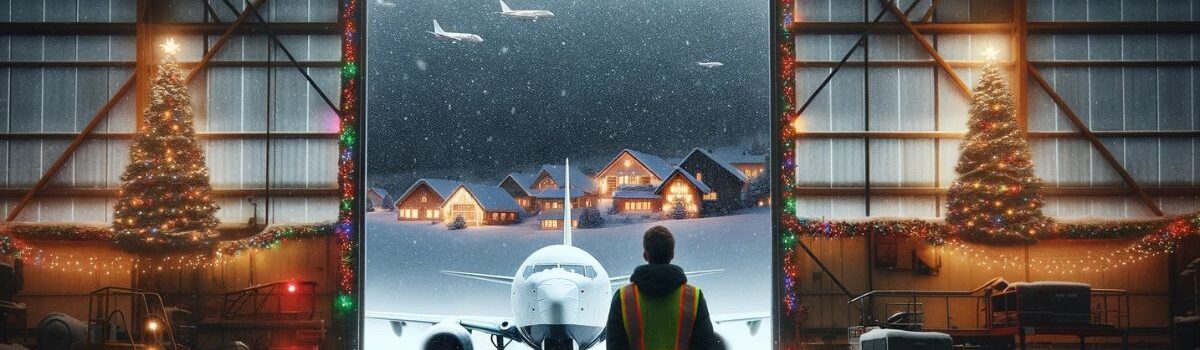 Christmas Beneath the Wings: A Tribute to Aircraft Maintenance Workers