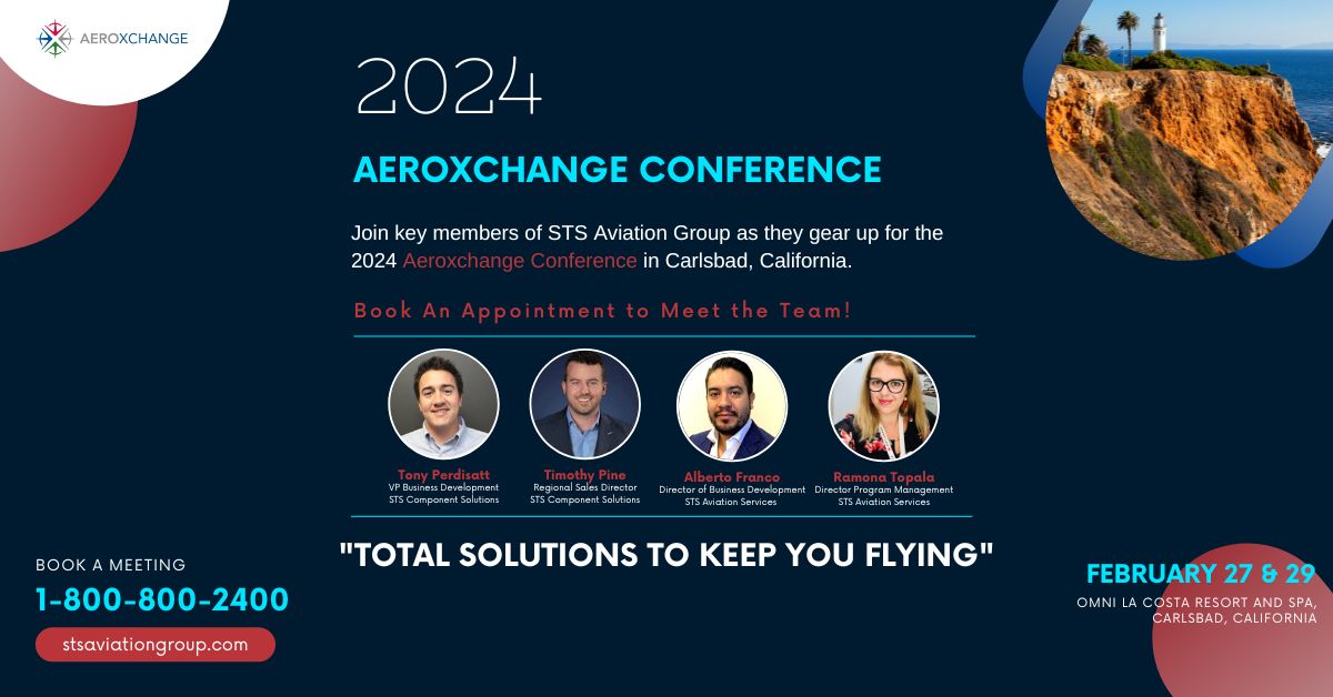 Join STS Aviation Group at the 2024 Aeroxchange Conference