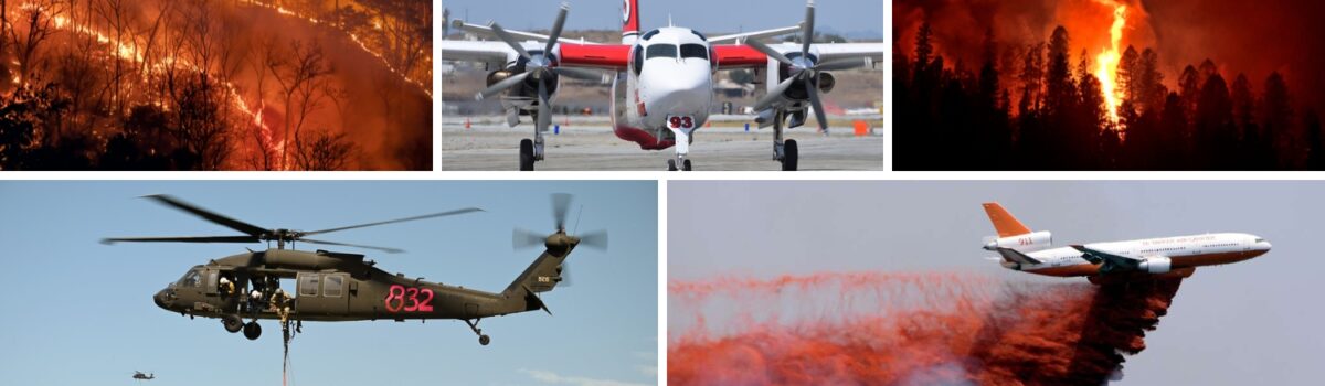 The Aircraft Battling Southern California Wildfires