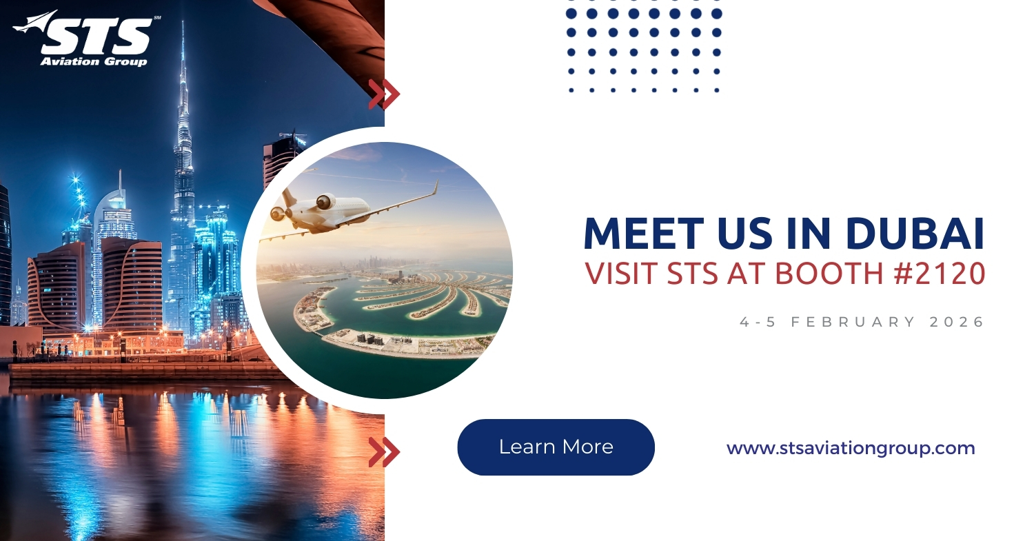 STS Aviation Group at MRO Middle East 2026 Dubai MENA MRO Services (1)