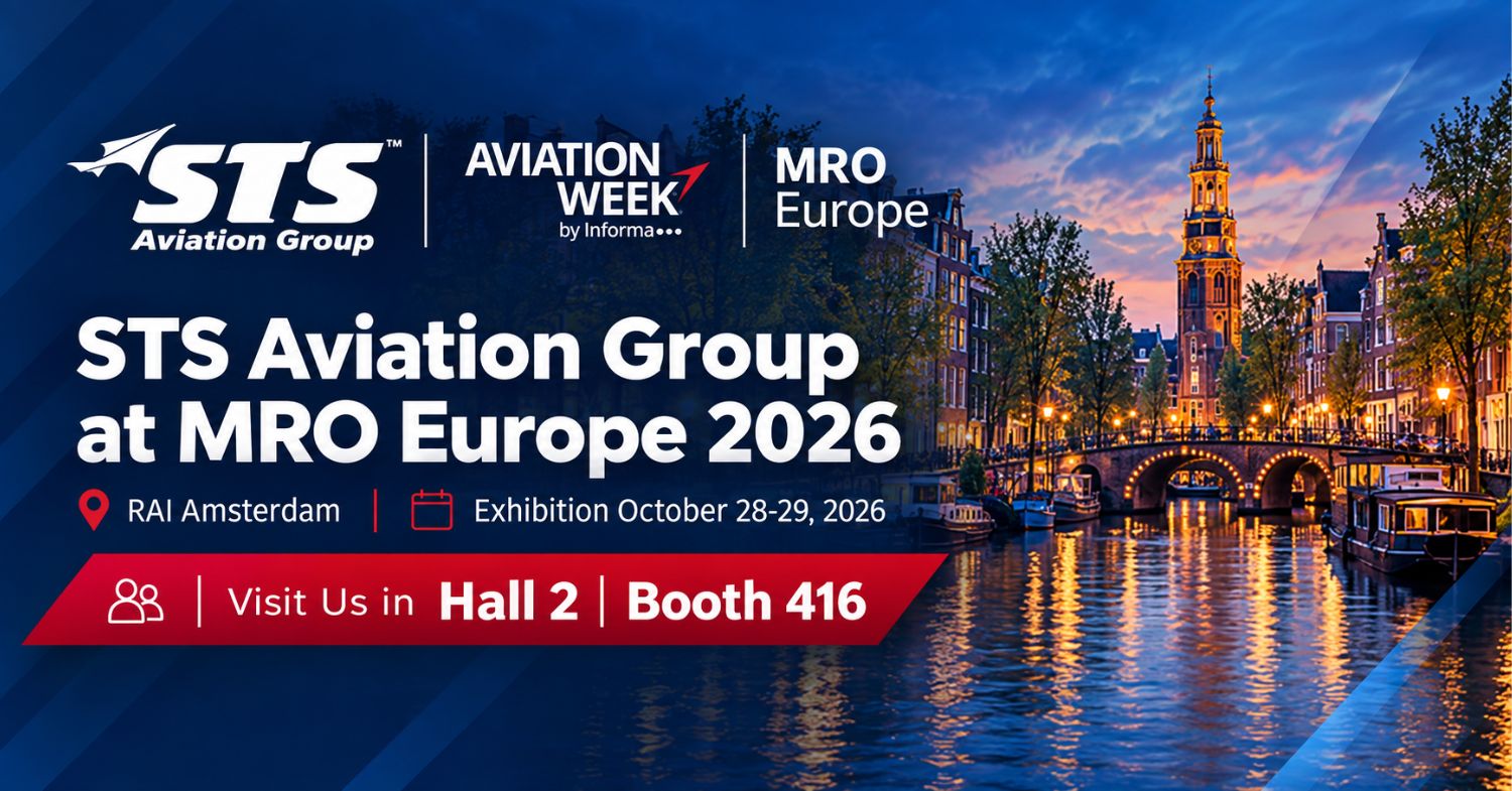 STS Aviation Group at MRO Europe 2026 Hall 2 Booth 416